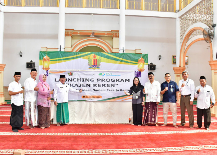 Plt Bupati Pekalongan Sukirman Luncurkan Program KAJEN KEREN untuk Lindungi Pekerja Rentan