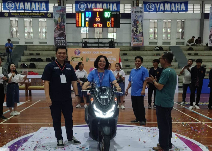 Rektor Unika Semarang Ucapkan  Terima Kasih Pada Yamaha Atas Dukungannya Pada Liga Basket Soegijapranata