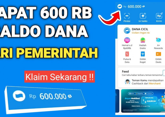 KLAIM! Transferan Saldo DANA Gratis Rp100.000 Hari Ini, 12 Februari 2025 Langsung Masuk Rekening, Cek Sekarang