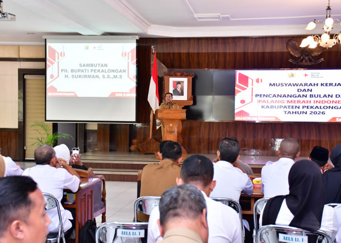Musker PMI Kabupaten Pekalongan Dibuka, Plt Bupati Pekalongan Sukirman Dorong Penguatan Program Kemanusiaan