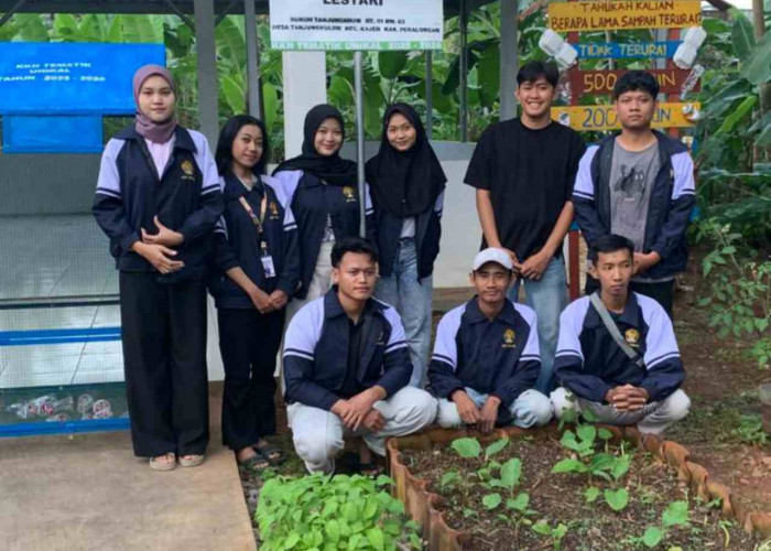 Mahasiswa KKN UNIKAL Dorong Optimalisasi Bank Sampah di Desa Tanjungkulon