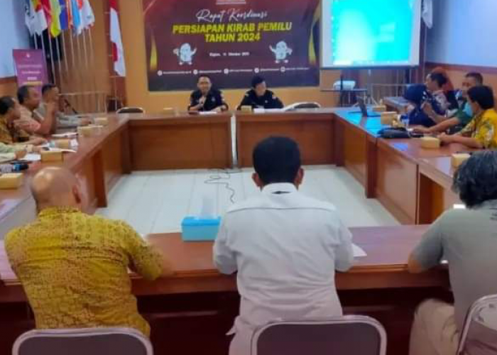 KPU Kabupaten Pekalongan Gelar Rakor Persiapan Kirab Pemilu 2024
