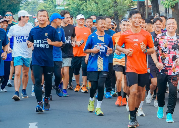 Aksi Keren Wali Kota Aaf Ikut Run for Rivers: Lari 5K Sambil Bersih-Bersih Sungai di Kota Pekalongan