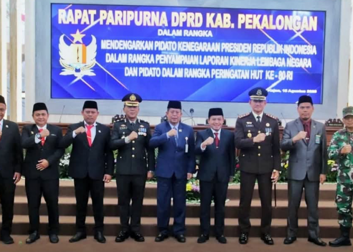 DPRD Kabupaten Pekalongan Gelar Paripurna Dengar Pidato Kenegaraan Presiden RI