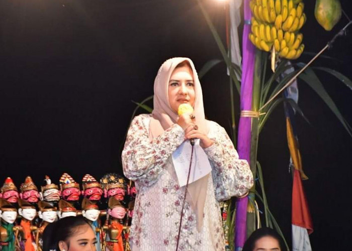 Hadiri Legenonan di Desa Pungangan, Bupati Fadia Ajak Masyarakat Jaga Kelestarian Lingkungan