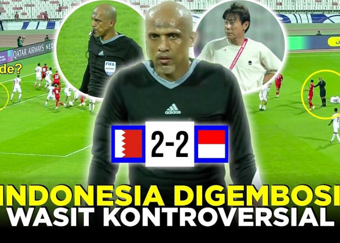 Dosa-dosa Ahmed Al Kaf, Wasit Kontroversial dalam Laga Timnas Indonesia Kontra Bahrain