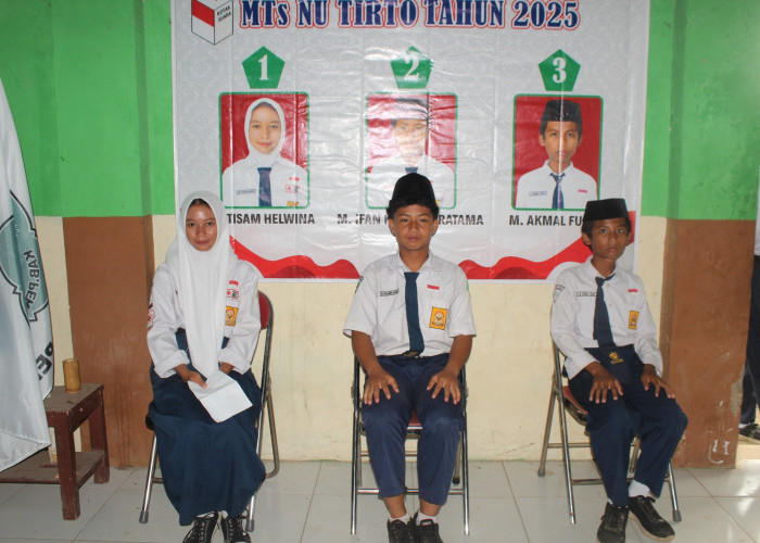 Pemilihan Ketua OSIS MTs NU Tirto Gunakan Sistem Online, Ibtisam Helwina Terpilih Sebagai Ketua OSIS