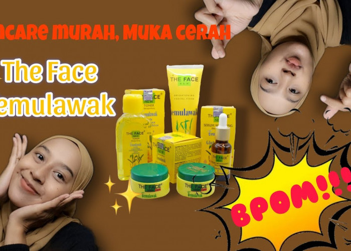 Review Jujur Rangkaian Skincare The Face Temulawak BPOM, Tips Glowing yang Murah Meriah