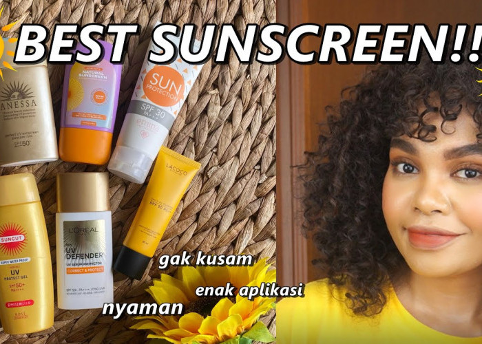 3 Pilihan Sunscreen Terbaik untuk Flek Hitam Usia 40 Tahun Ke Atas, Bonus Mencerahkan Wajah Bebas Kerutan!