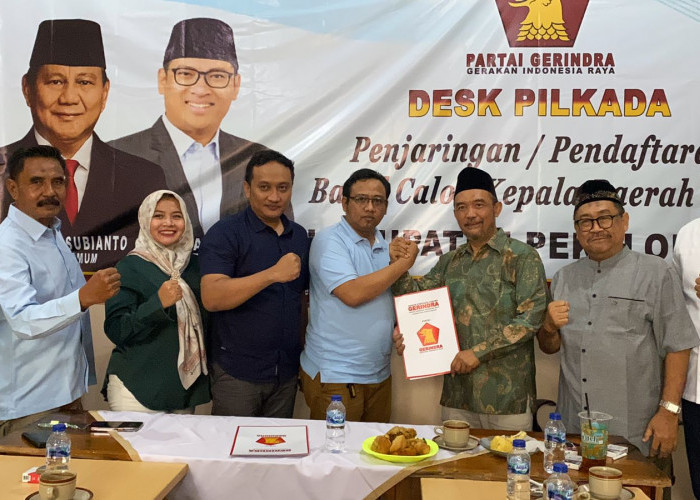 Pengusaha Jalan Tol H. M. Amin Jadi yang Pertama Daftar Bakal Calon Bupati Pekalongan dari Partai Gerindra