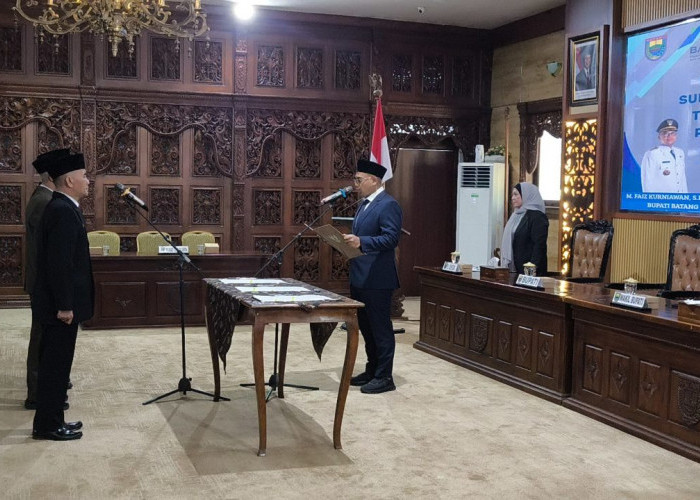 Bupati Faiz Lantik 3 Budi Jadi Kepala OPD di Lingkungan Pemkab Batang