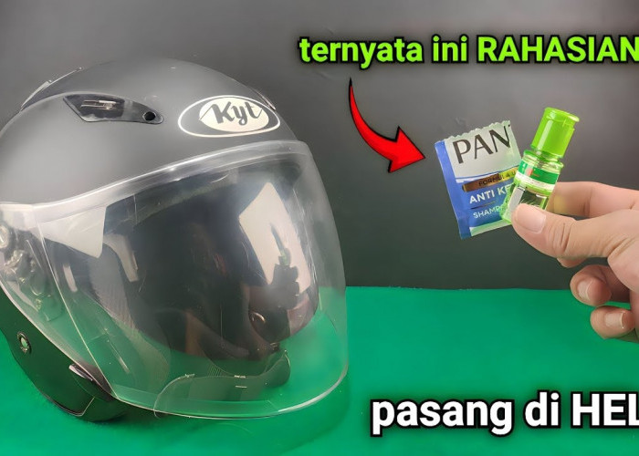 Trik Ampuh Bersihkan Kaca Helm dan Tips Helm Anti Air di Musim Hujan dengan Bahan Sederhana