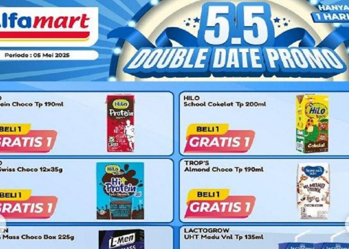 GEGER! Promo Alfamart Double Date 5 Mei 2025, Beli 1 Gratis 1 dan Diskon Gila Hanya Hari Ini!