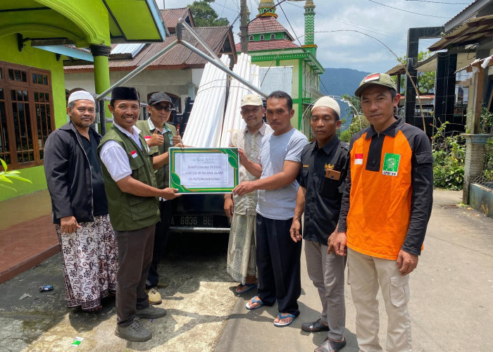 NU Peduli Kabupaten Pekalongan Salurkan Instalasi Air Bersih untuk Korban Puting Beliung di Petungkriyono
