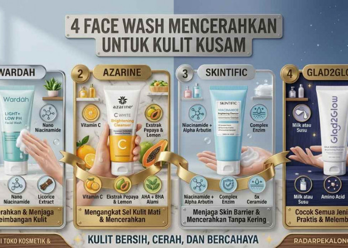 4 Face Wash Mencerahahkan yang Cocok untuk Kulit Kusam, Bisa Glowing?