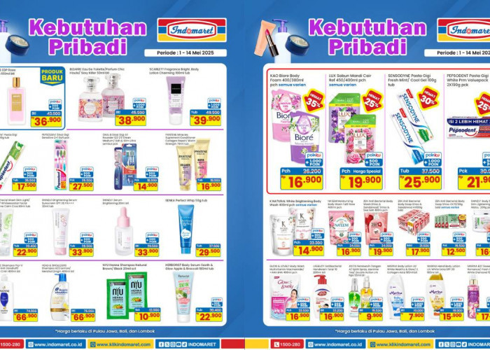 Super Hemat Belanja Kebutuhan Pribadi di Indomaret, Diskon Gede Mulai Rp13 Ribuan!