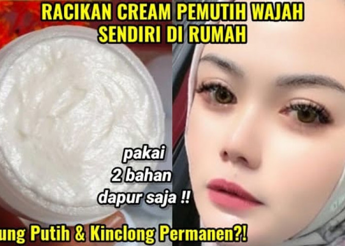 Inilah Racikan Pemutih Wajah Permanen yang Ampuh Menghilangkan Noda Hitam, Cuma 1 Bahan Dapur Bikin Awet Muda