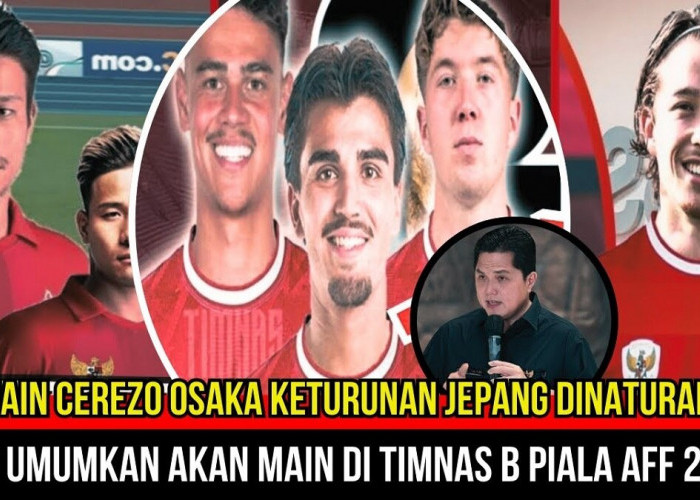Gegerkan Jepang Belanda! 2 Pemain Cerezo Osaka dan Bek Ajak Bakal Dinaturalisasi Timnas Indonesia? Siapa?