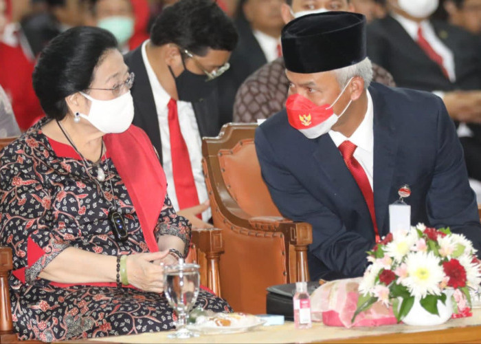 Ganjar Sebut Kehadiran Megawati di Semarang Obati Kangen Kader PDIP Jateng