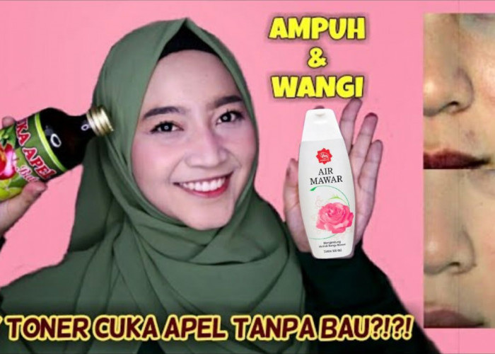 Inilah 3 Cara Membuat Toner Dari Cuka Apel dan Air Mawar Viva untuk Flek Hitam yang Benar