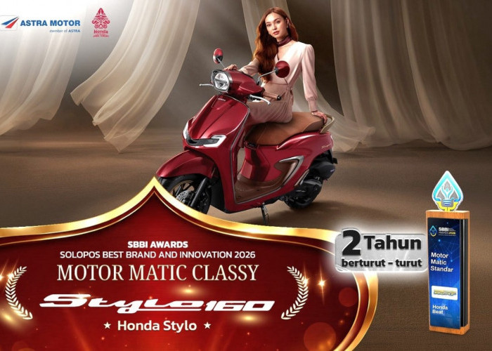 Honda BeAT dan Stylo Berjaya di SBBI Award 2026