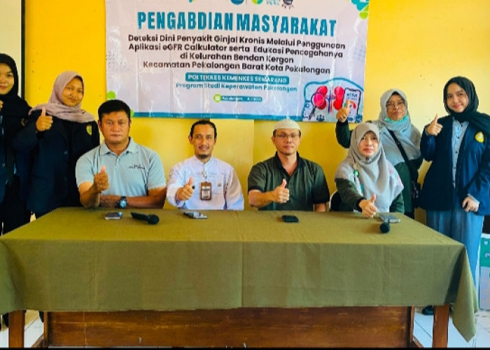 Deteksi Dini Gagal Ginjal, Poltekkes Kemenkes Semarang Sasar Warga Bendan Kergon