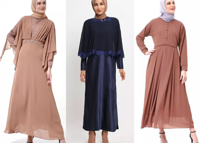 Inspirasi Terhangat! 4 Model Gamis Bahan Ceruti Terbaru dari Tren Fashion Ramadhan 2024