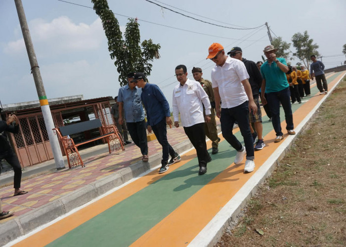 Aspirasi Warga Limpung Dijawab, Rizal Bawazier Fasilitasi Pembangunan Jogging Track Gandeng CSR BNI