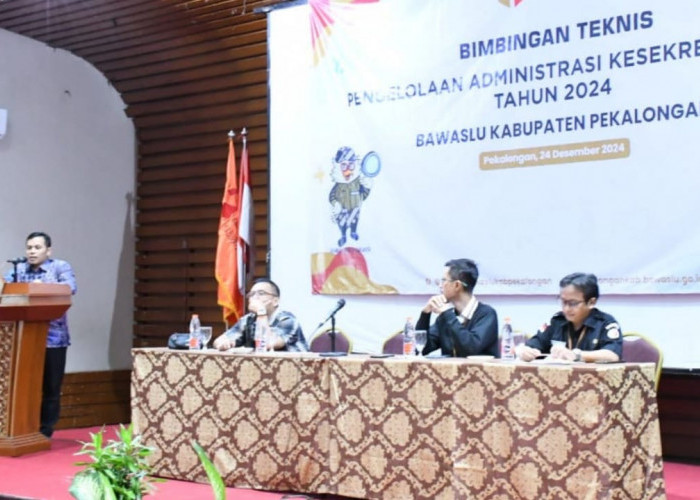 Bawaslu Kabupaten Pekalongan Gelar Bimbingan Teknis Administrasi Kesekretariatan