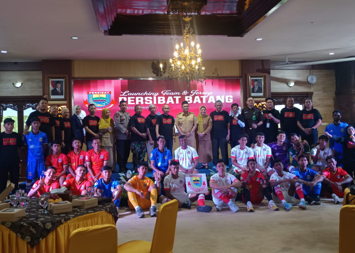 Launching Tim dan Jersey, Persibat Batang Siap Targerkan Kemenangan di Laga Perdana di Liga 4