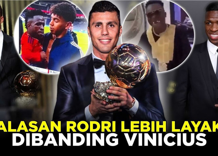 Alasan Kenapa Rodri Lebih Layak Menang Ballon d'Or 2024 Dibanding Vinicius Jr, Ternyata…