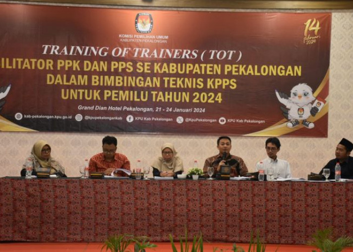 KPU Kabupaten Pekalongan Gelar Training of Trainer (ToT) Fasilitator PPK dan PPS