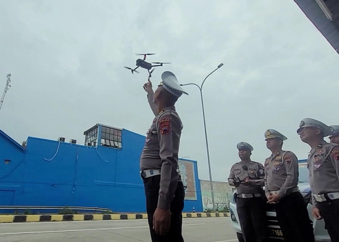 Ditlantas Polda Jateng dan Polres Pekalongan Kota Kembali Uji Coba ETLE Drone di Kota Pekalongan