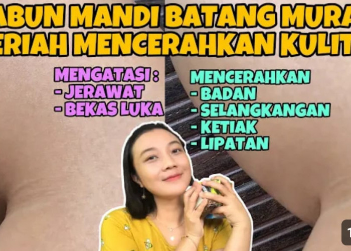 Inilah 3 Sabun Pemutih Wajah Batangan Khusus Basmi Flek Hitam! Wajah Glowing Bebas Kerutan, Cuma 10 Ribuan Aja