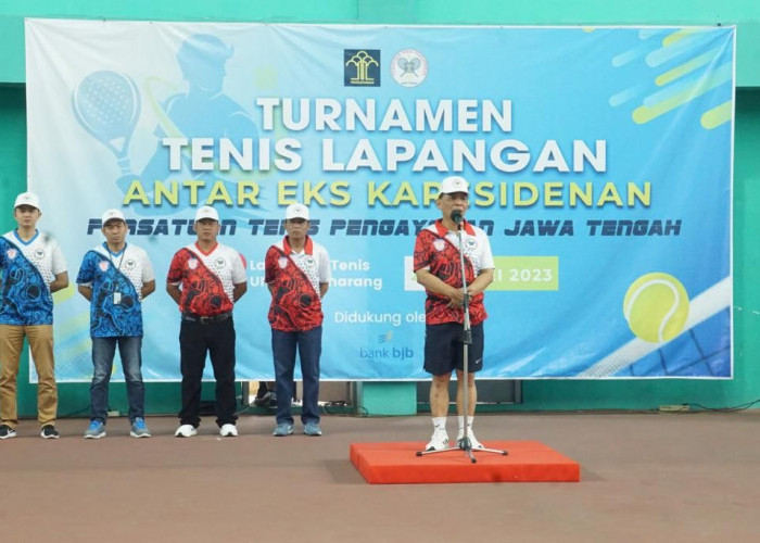 Kakanwil Jateng Buka Turnamen Tenis Lapangan Antar Eks-Karesidenan di Lingkungan Kemenkumham Jateng
