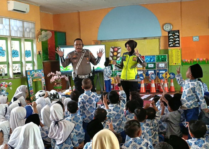 Meriahkan HAN 2026, Satlantas Polres Pekalongan Kota Gelar Lomba Mewarnai Rambu Lalu Lintas untuk Anak TK