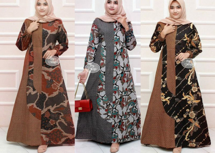 Rekomendasi Dress Batik Muslim, Kunci Tampil Elegan dan Islami Sehari-hari