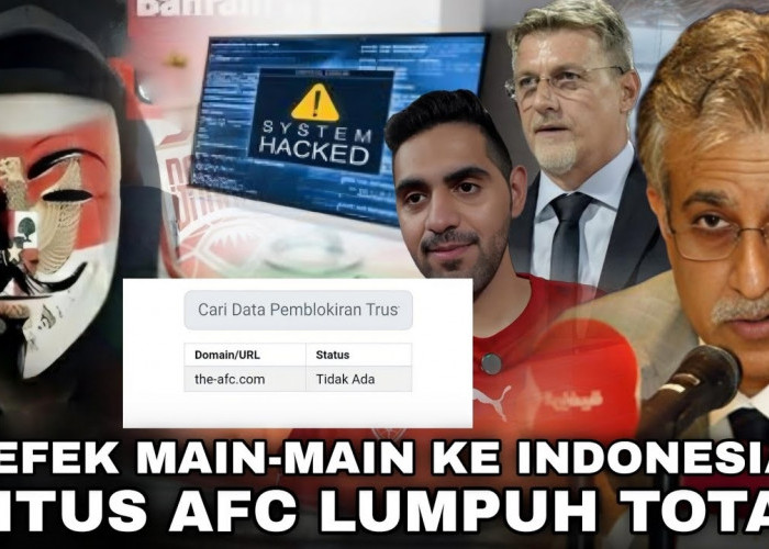 Hacker Terbaik Indonesia Berulah: Situs AFC Lumpuh Total Usai Bela Bahrain