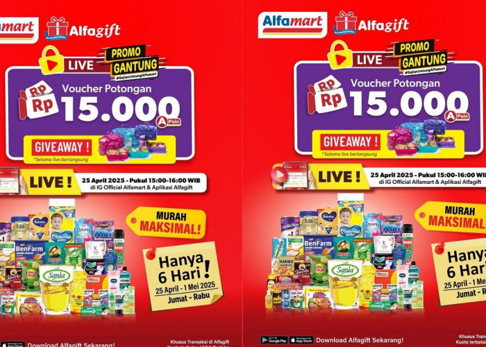 DISKON DAHSYAT! Jangan Lewatkan Promo Gantung Alfamart dan Alfagift, Belanja Lebih Hemat Sekarang!