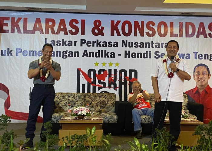 Laskar Perkasa Nusantara se Jawa Tengah Targetkan 2 Juta Suara Menangkan Andika-Hendi di Pilgub Jateng