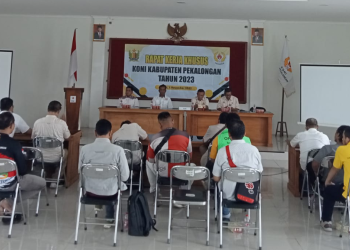 KONI Kabupaten Pekalongan Laksanakan Rakersus Bentuk Tim Penjaringan dan Penyaringan Ketua