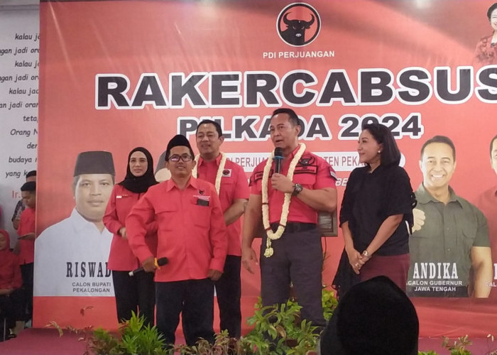 Rakercabsus PDI Perjuangan di Pekalongan, Andika-Hendi Optimis Menang di Pekalongan