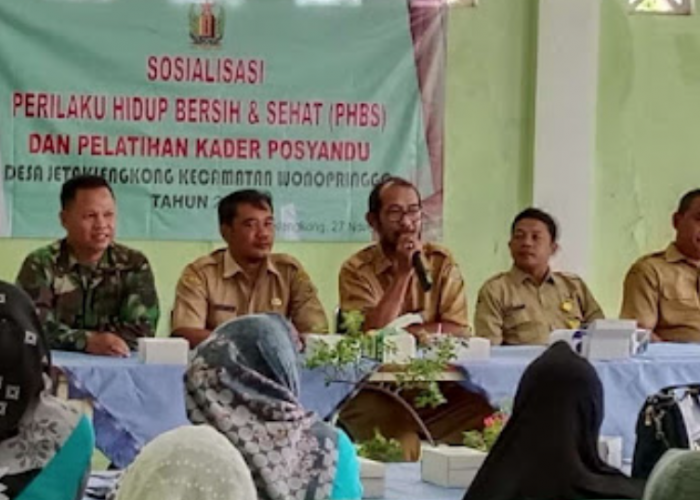 Sosialisasi PHBS dan Pelatihan Kader Posyandu Desa Jetaklengkong Wonopringgo