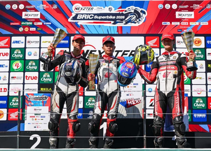 Tampil Gemilang di Thailand, Pebalap Binaan Astra Honda Raih Double Podium