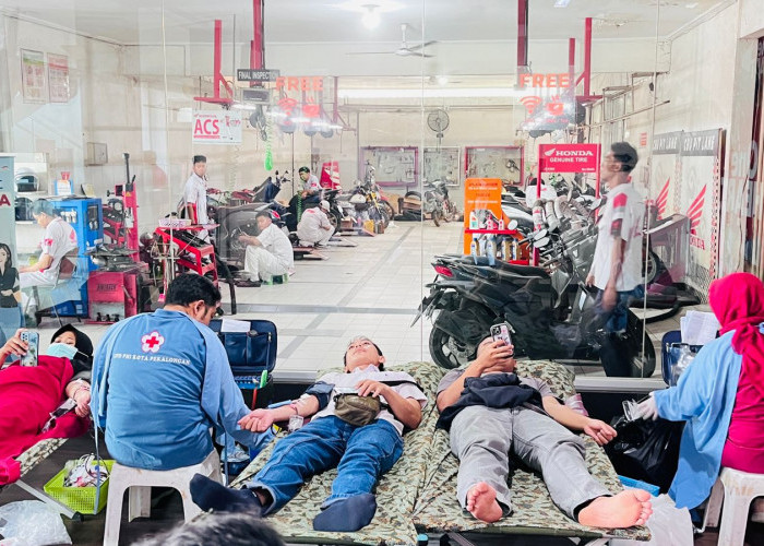Donor Darah Rutin, 54 Motor Pekalongan Padukan Aksi Sosial dan Promo Tahun Baru