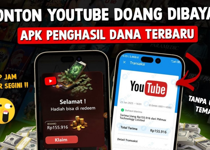 Cuma Nonton Video YouTube Shorts, Kalian Bisa Dapat Saldo DANA Gratis Rp1,2 Juta dalam 1 Minggu!