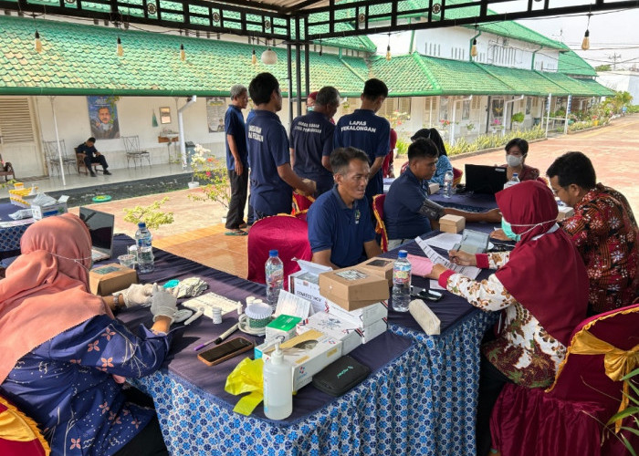 Deteksi Dini, Lapas Pekalongan Gelar CKG, Skrining TBC dan Rontgen Dada bagi Warga Binaan