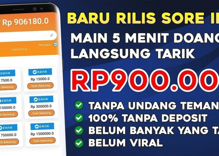 5 Game Penghasil Saldo DANA Gratis yang Paling Cepat dan Dapat Langsung Withdraw ke Akun Kamu Hitungan Detik!