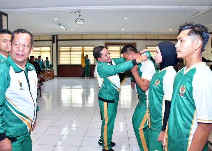 124 Atlet Pekalongan Dilepas ke Porprov Jateng 2026, Sukirman: Jangan Minder, Bonus Menanti!