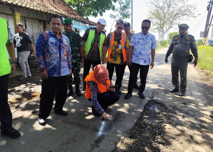 Bupati Pekalongan Fadia Arafiq Instruksikan Perbaikan Jalan Rusak di Desa Werdi